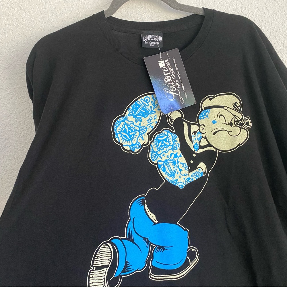 3/$20 NWT Tatted Popeye shirt XXL